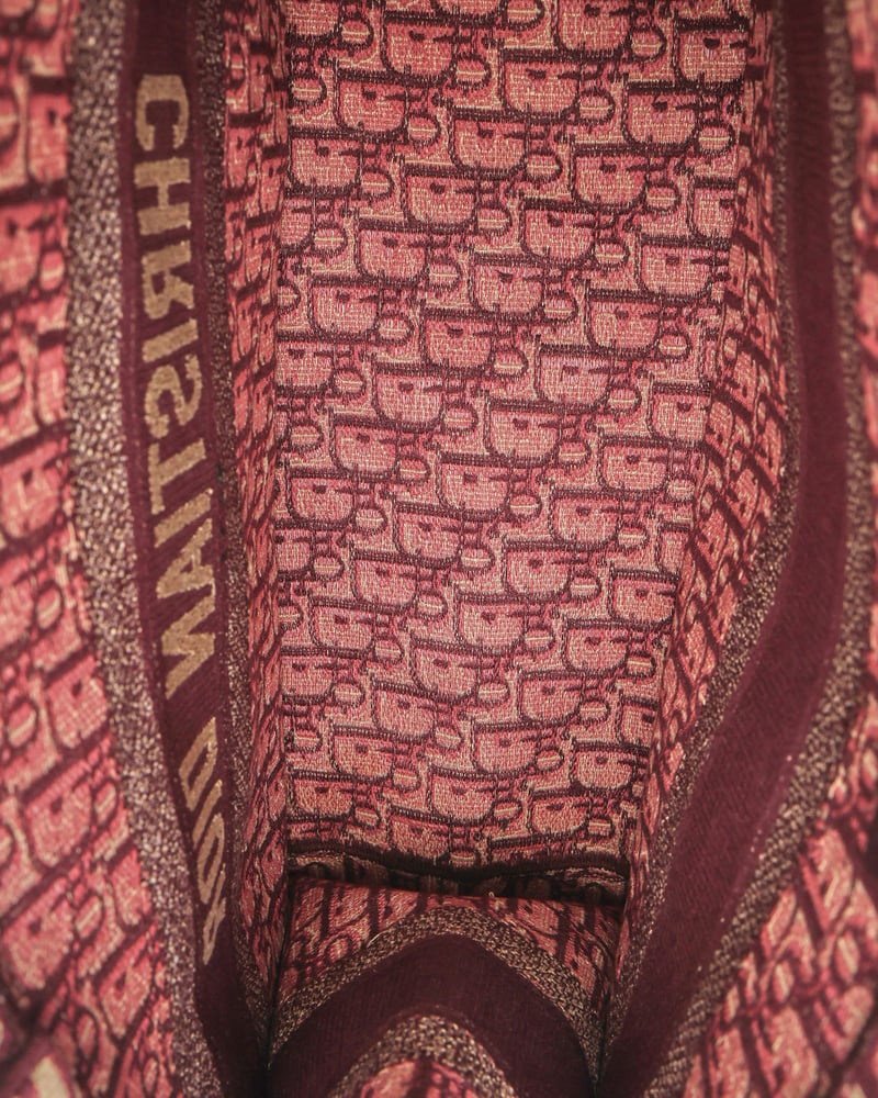 Christian Dior Medium Oblique Book Tote Bag