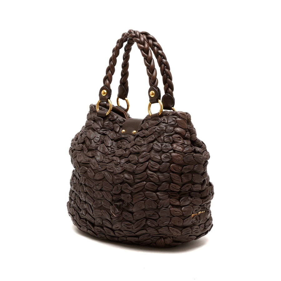 MIU MIU Matelasse Lux Bauletto Tote Bag