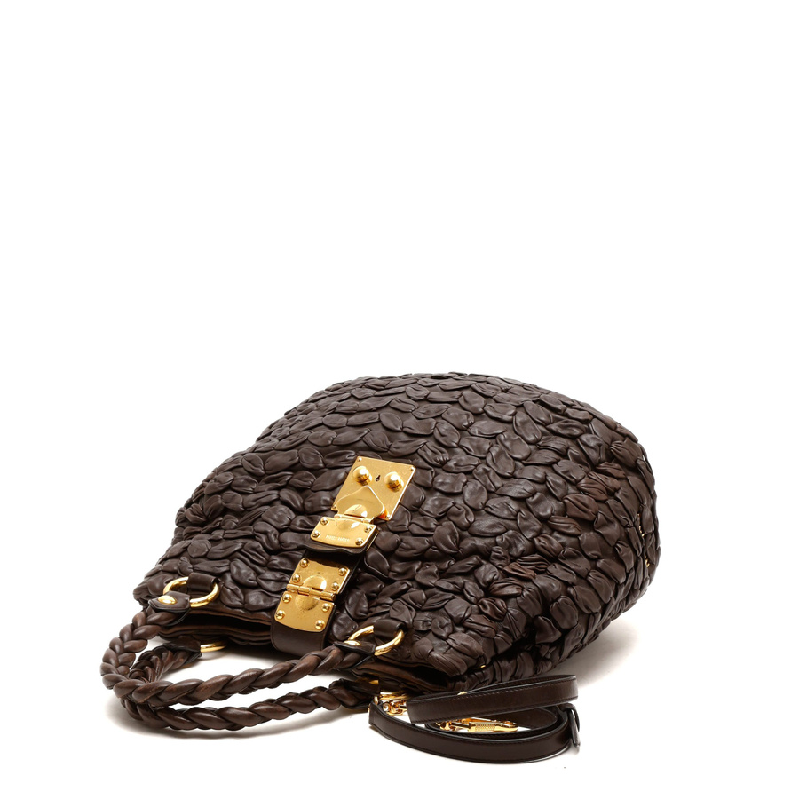 MIU MIU Matelasse Lux Bauletto Tote Bag