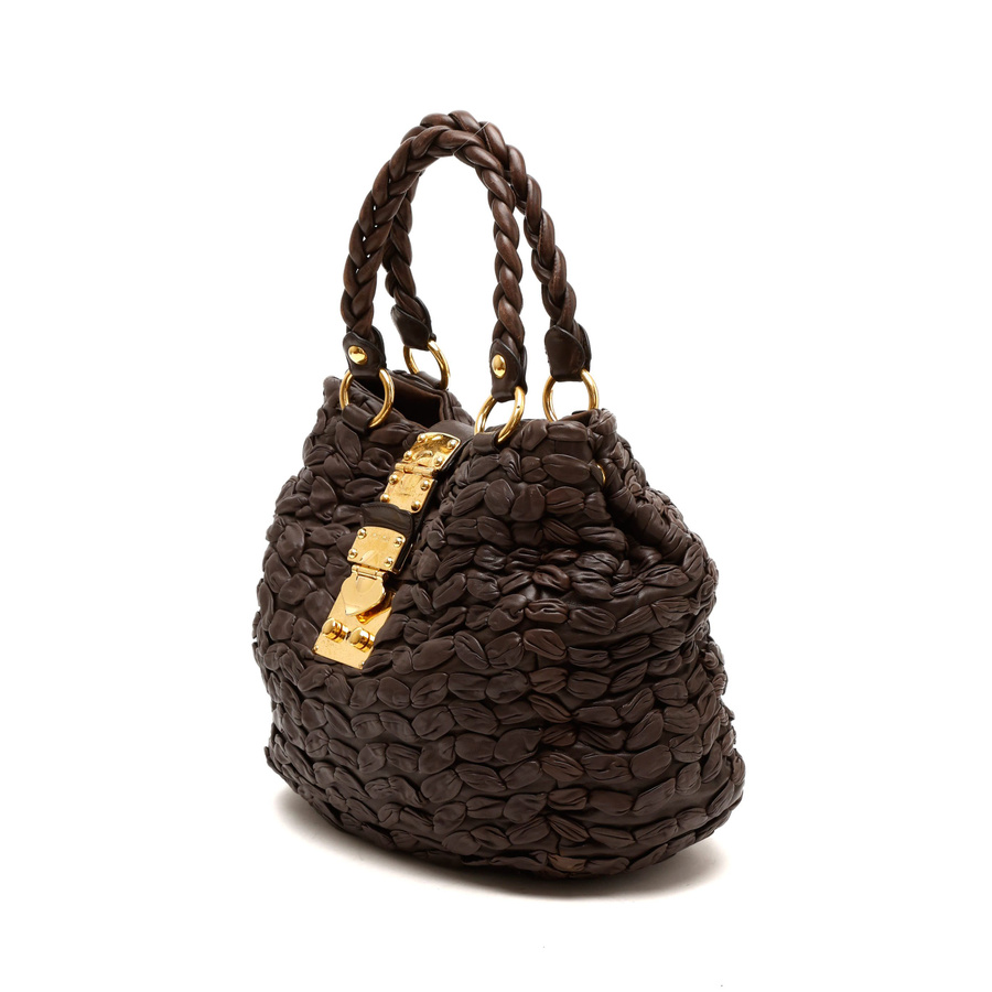MIU MIU Matelasse Lux Bauletto Tote Bag