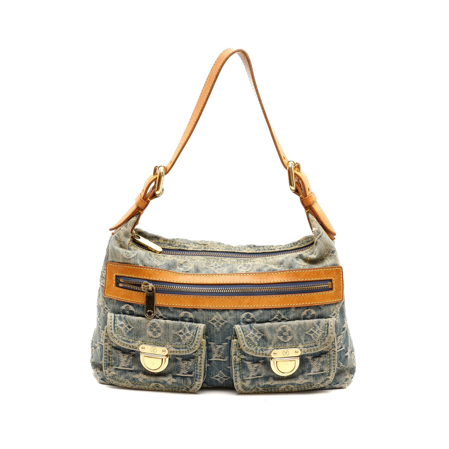 Louis Vuitton Monogram Denim Baggy PM Bag