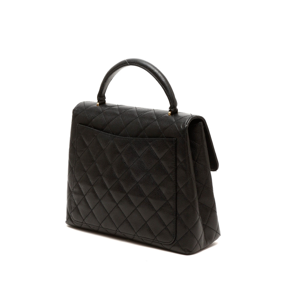 Chanel Caviar Kelly Top Handle Bag