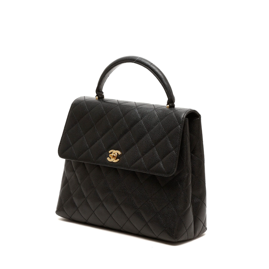 Chanel Caviar Kelly Top Handle Bag