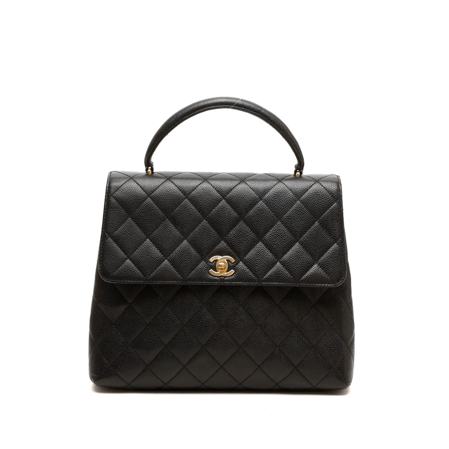 Chanel Caviar Kelly Top Handle Bag