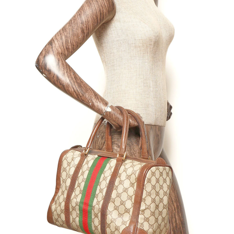 Gucci GG Supreme Boston Bag