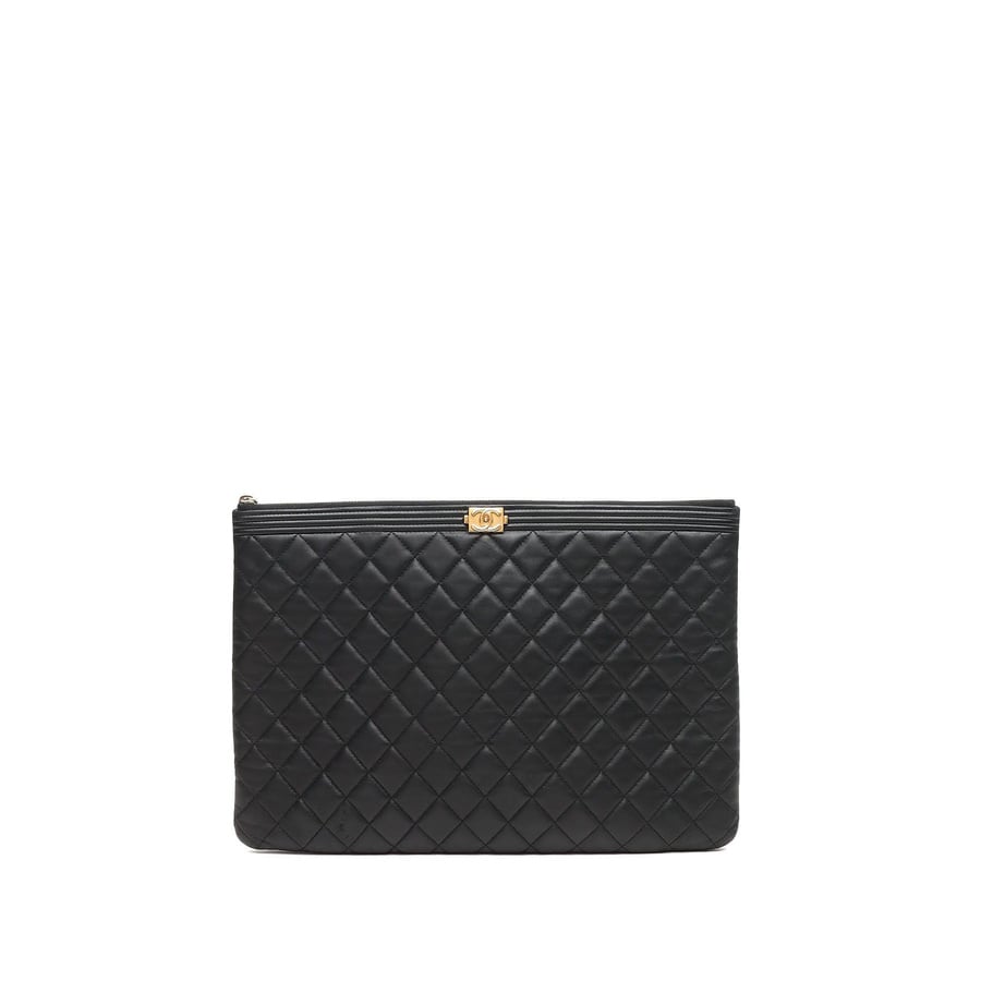 Chanel CC Boy Clutch Bag