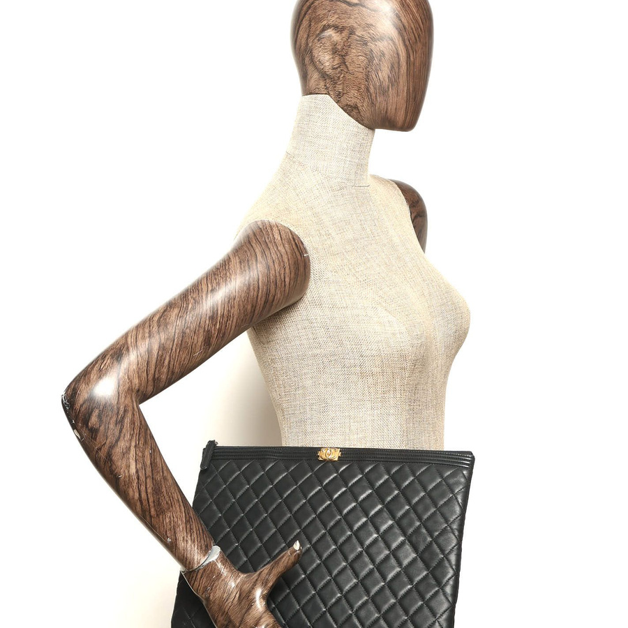Chanel CC Boy Clutch Bag