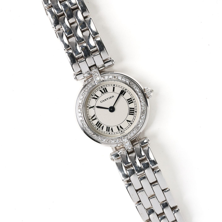 Cartier Pantère Vendome 23mm 18k Diamond Watch