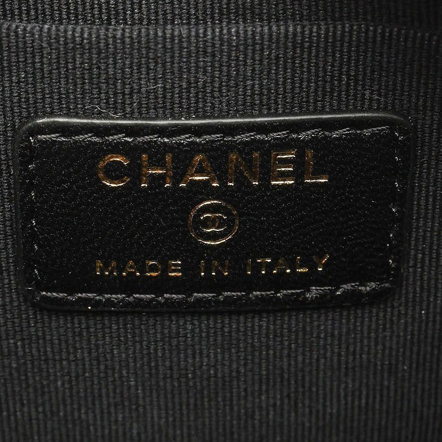 Chanel CC Mini Velvet Half Moon Bag