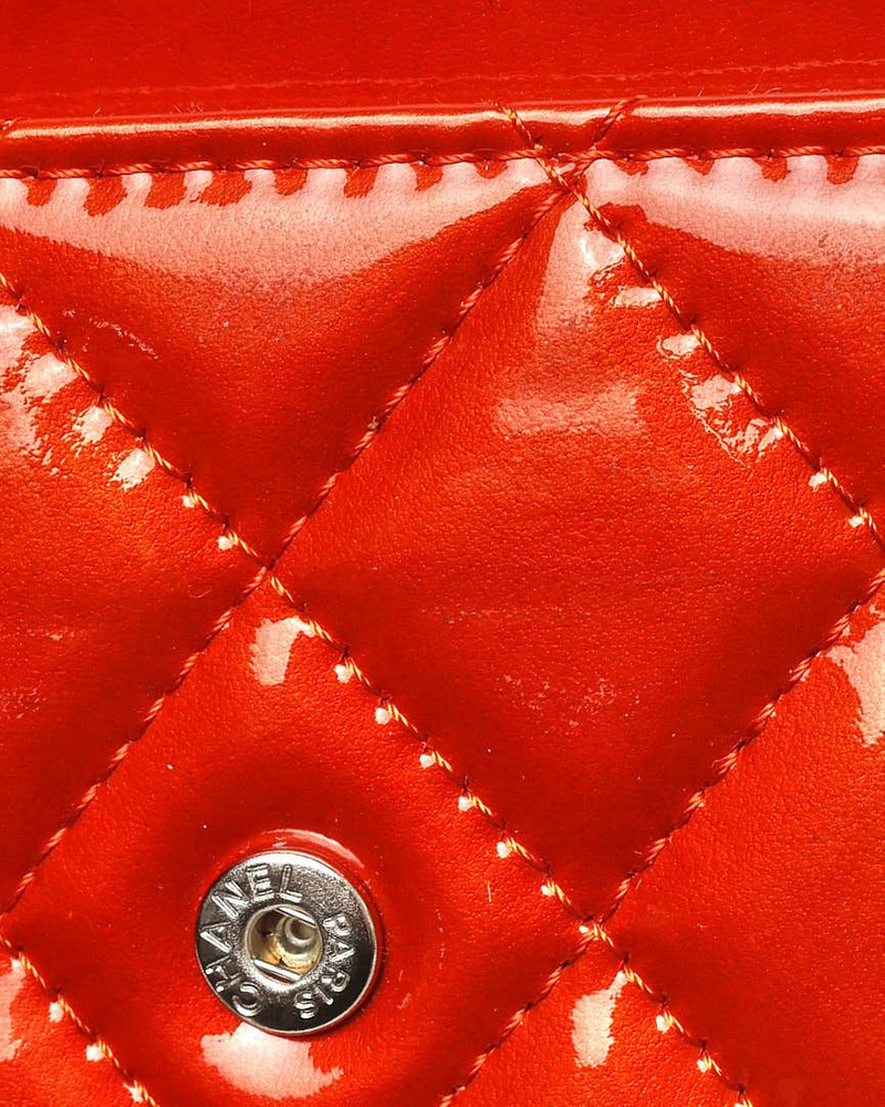 Chanel Classic Wallet On Chain Patent Bag