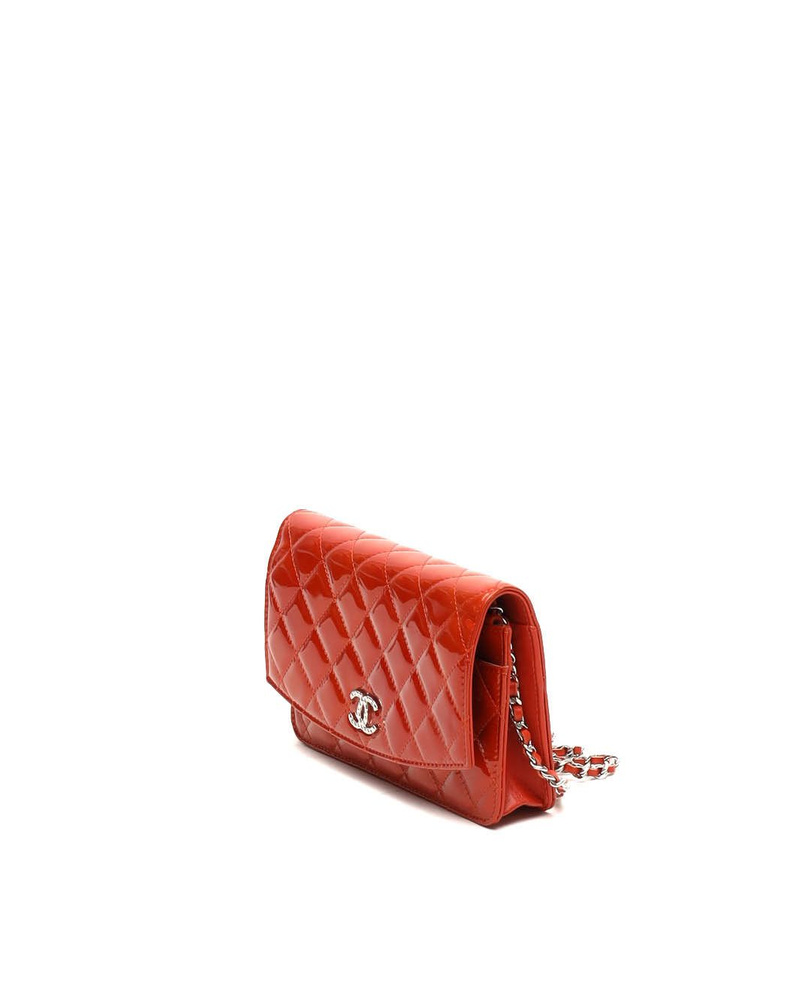 Chanel Classic Wallet On Chain Patent Bag