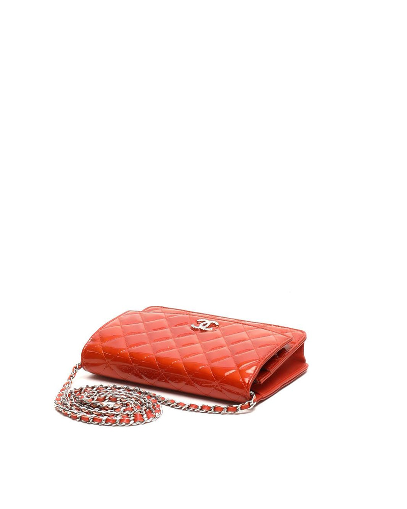 Chanel Classic Wallet On Chain Patent Bag