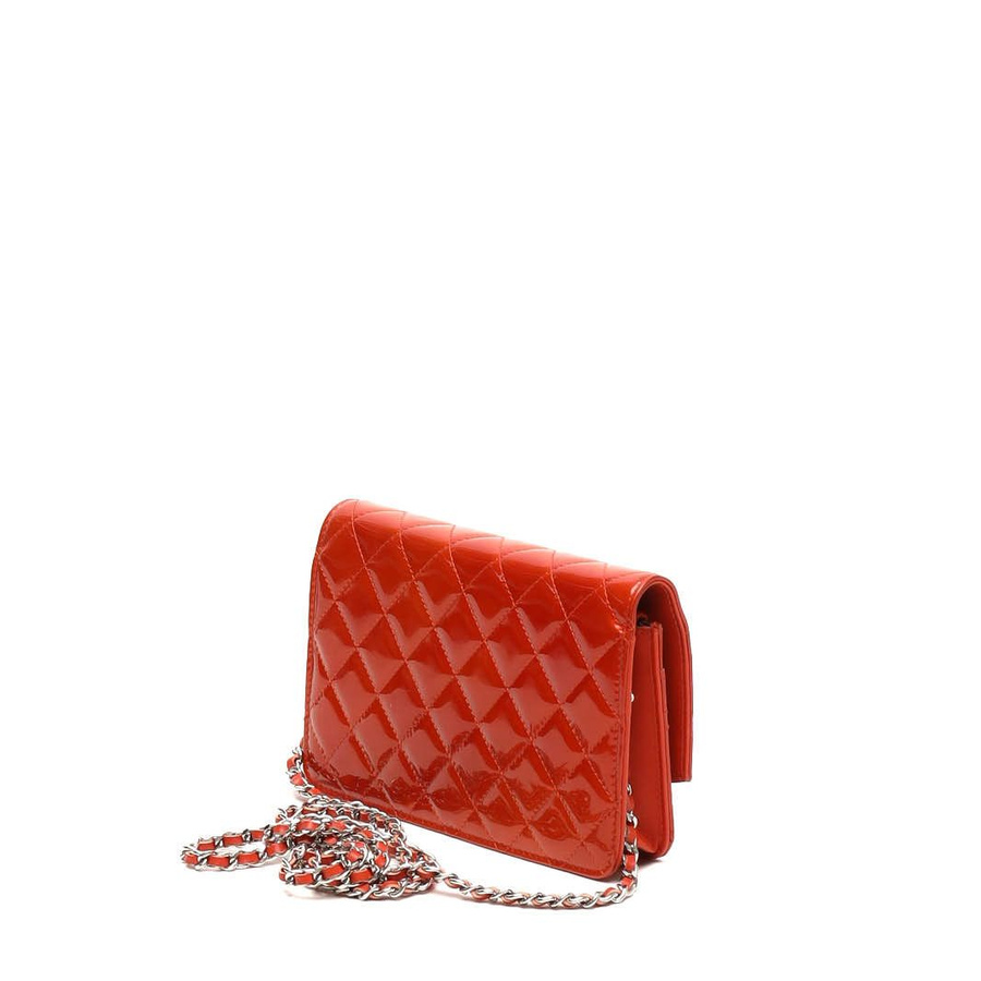 Chanel Classic Wallet On Chain Patent Bag