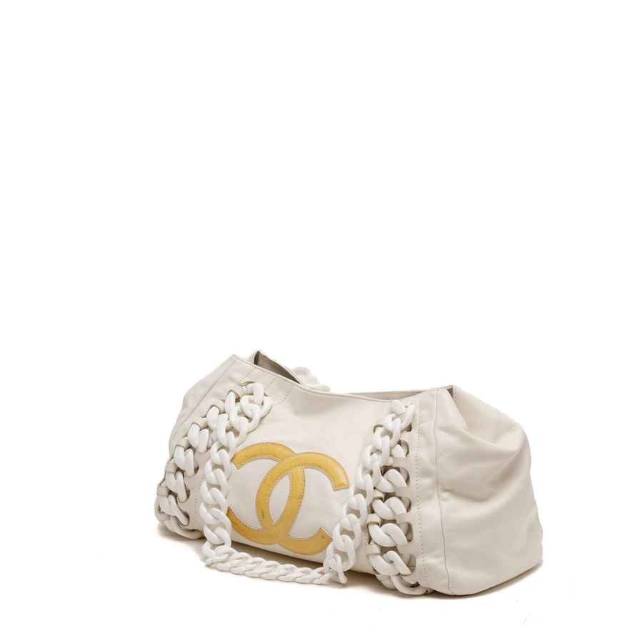 Chanel CC Chain Rhodoid Tote Bag