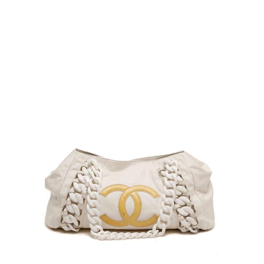 Chanel CC Chain Rhodoid Tote Bag