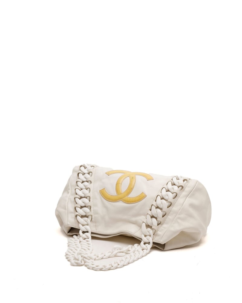 Chanel CC Chain Rhodoid Tote Bag