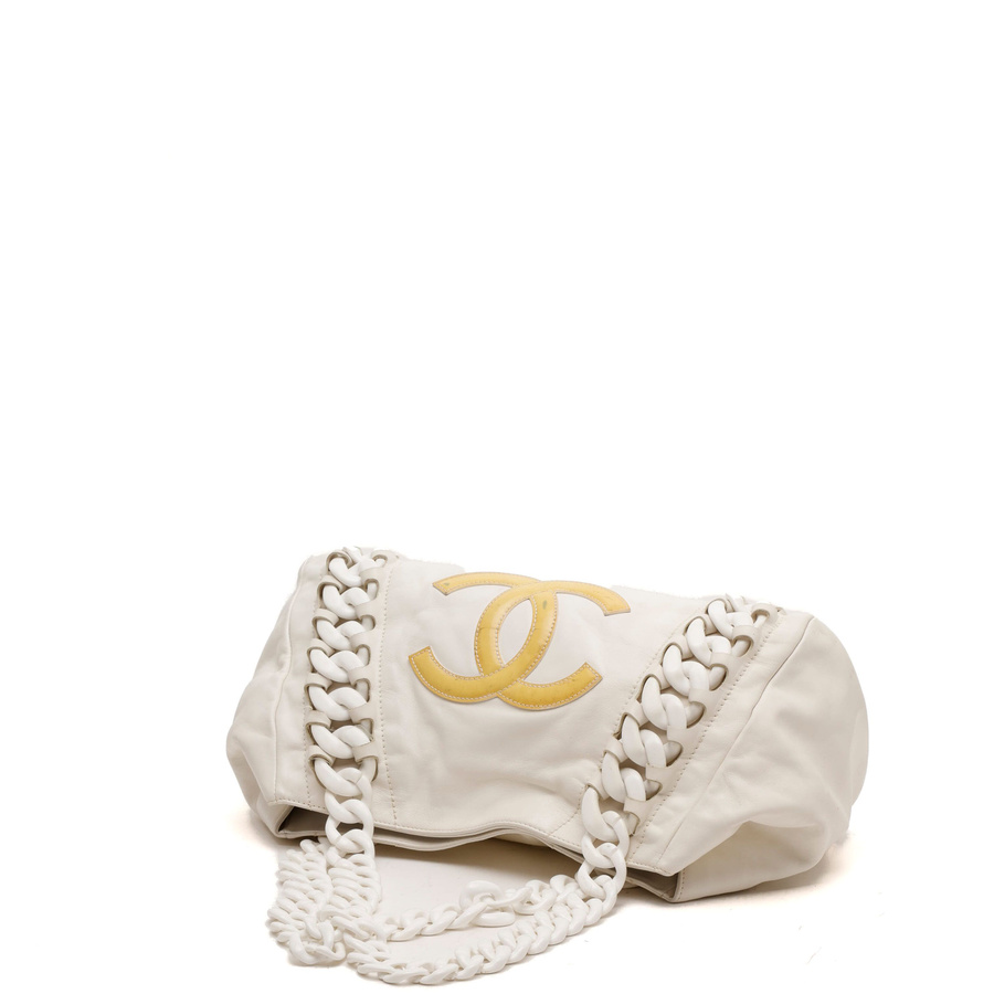 Chanel CC Chain Rhodoid Tote Bag