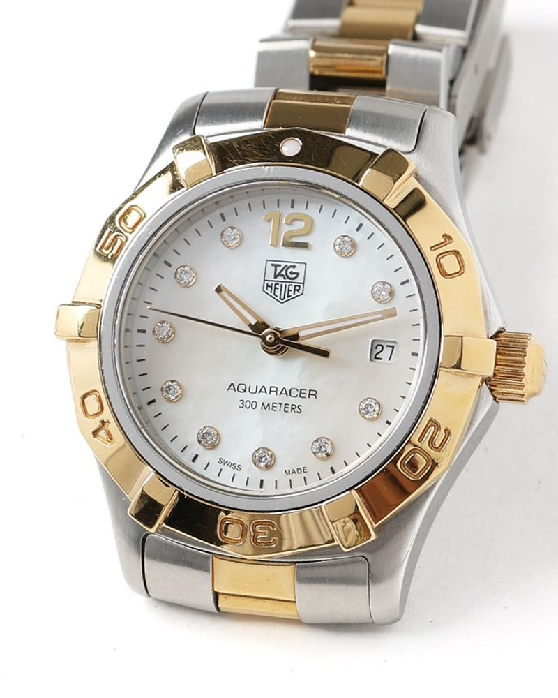 TAG Heuer Aquaracer 27mm Ca 2008 Diamond Watch