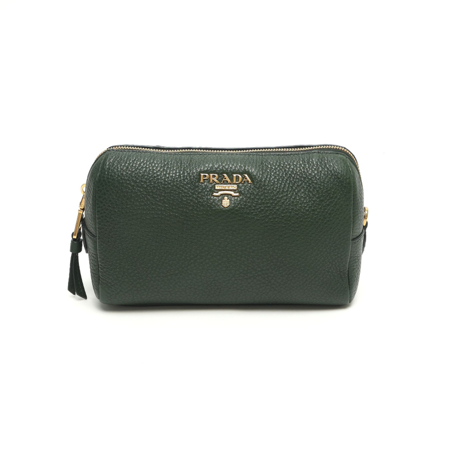 Prada Vitello Daino Leather Pouch
