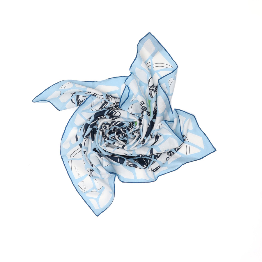 Hermès 70 Cotton Silk Scarf