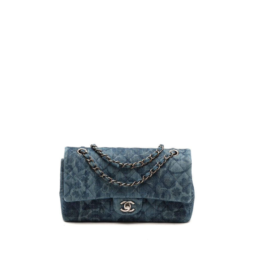 Chanel Classic Denim Medium Double Flap Bag