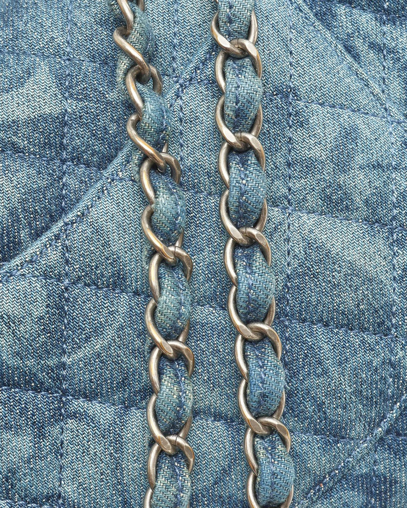 Chanel Classic Denim Medium Double Flap Bag