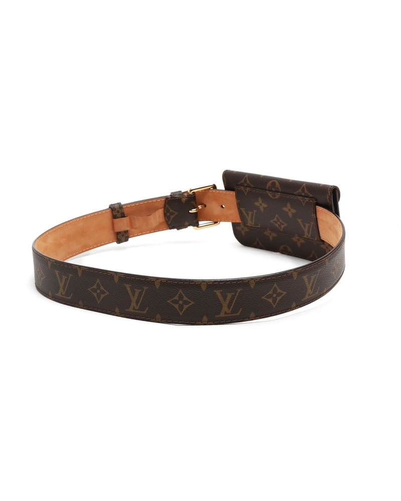 Louis Vuitton Monogram Santur Pochette Belt, Size 90