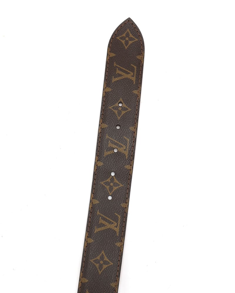 Louis Vuitton Monogram Santur Pochette Belt, Size 90