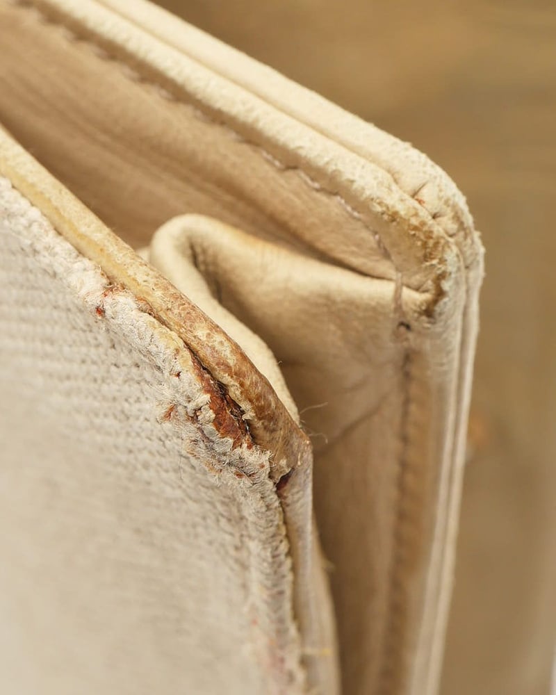 Chanel CC Linen Wallet on Chain Bag