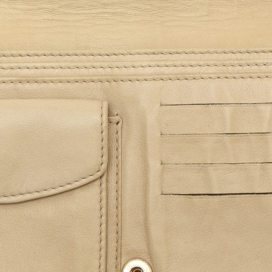 Chanel CC Linen Wallet on Chain Bag
