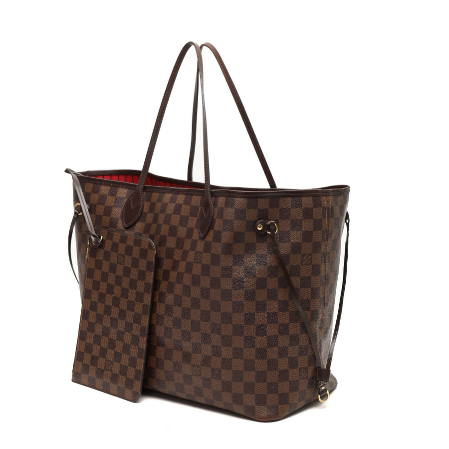 Louis Vuitton Damier Ebene Neverfull GM Tote Bag