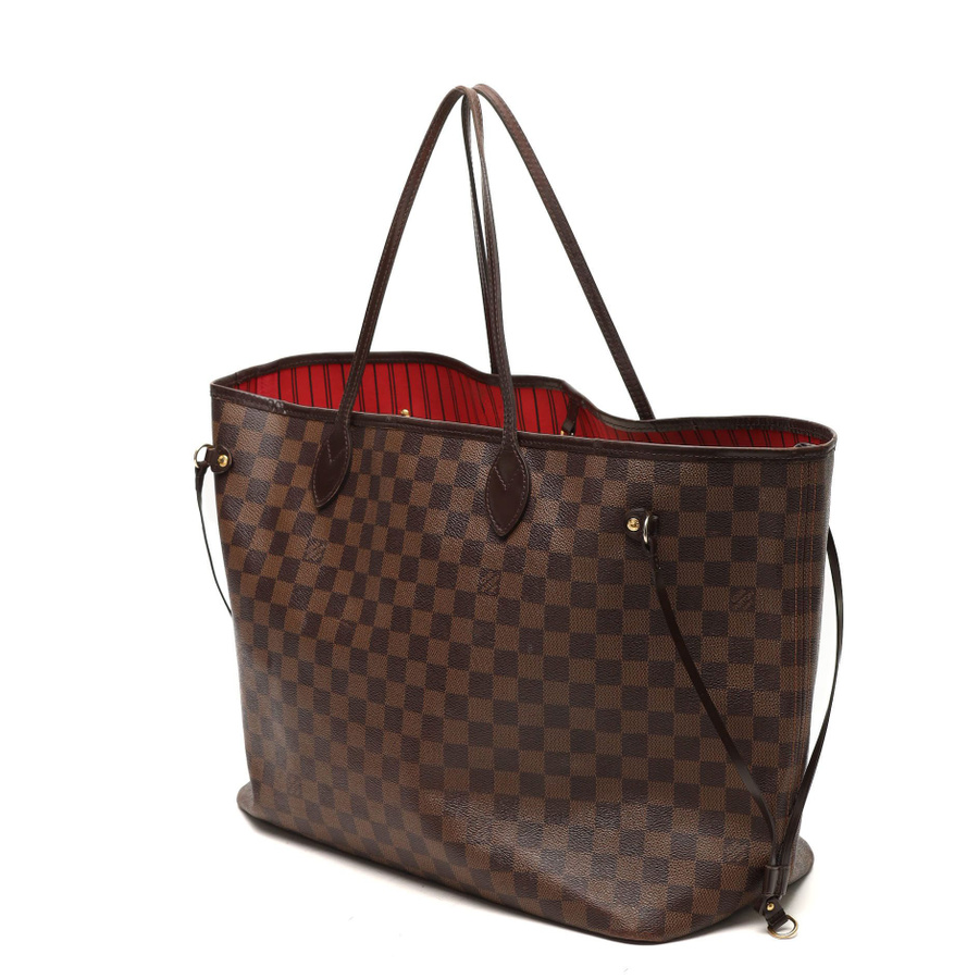Louis Vuitton Damier Ebene Neverfull GM Tote Bag