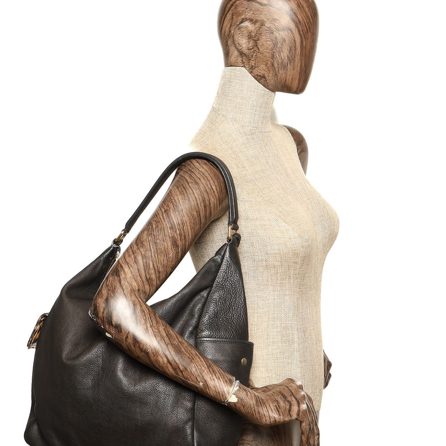 Saint Laurent Yves Leather Tote Bag
