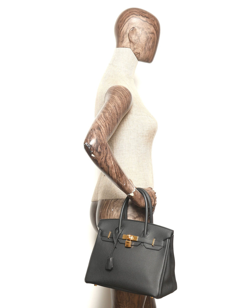 Hermès Hermes Birkin 30 Togo Noir Bag