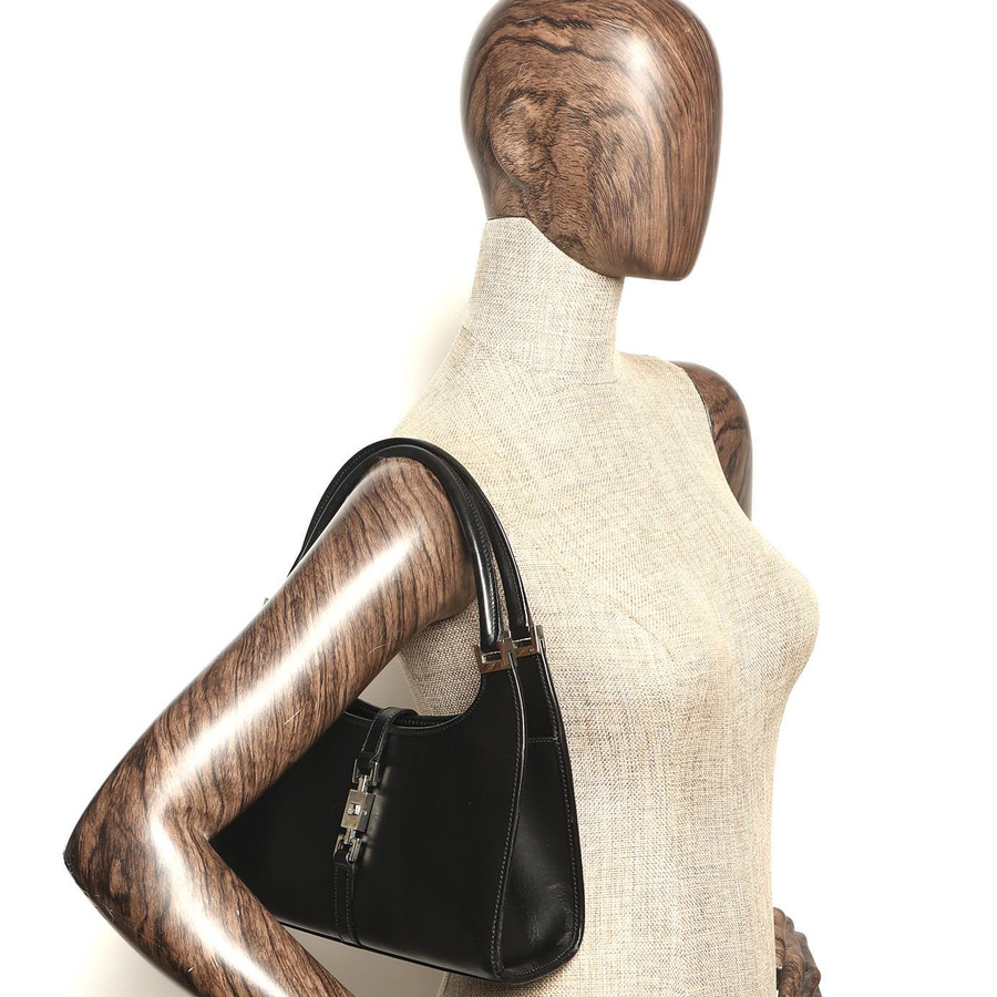 Gucci Leather Jackie Bardot Bag