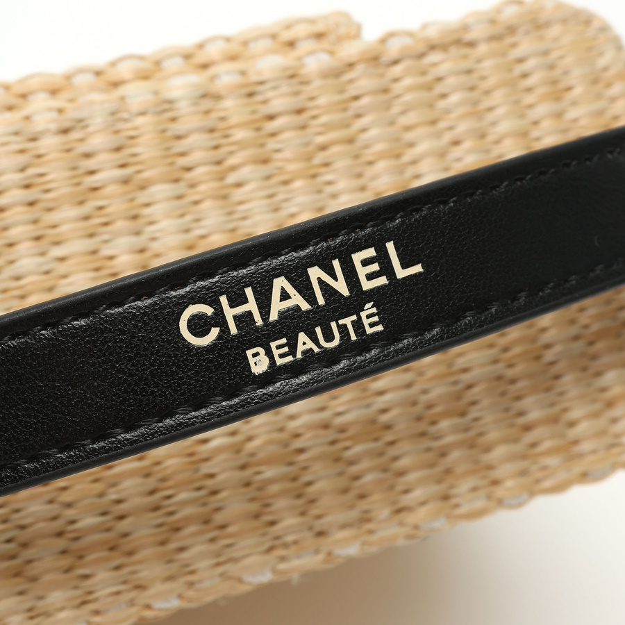 Chanel Novelty Raffia Pouch