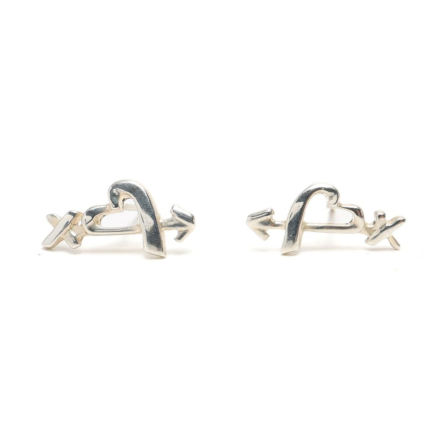 Tiffany & Co Paloma Picasso Heart Arrow Earrings