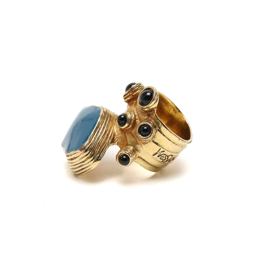Saint Laurent Vintage Stone Ring