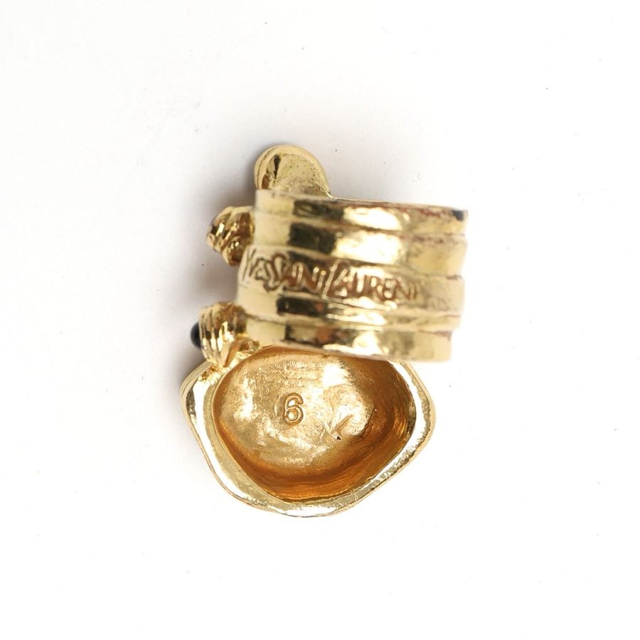 Saint Laurent Vintage Stone Ring