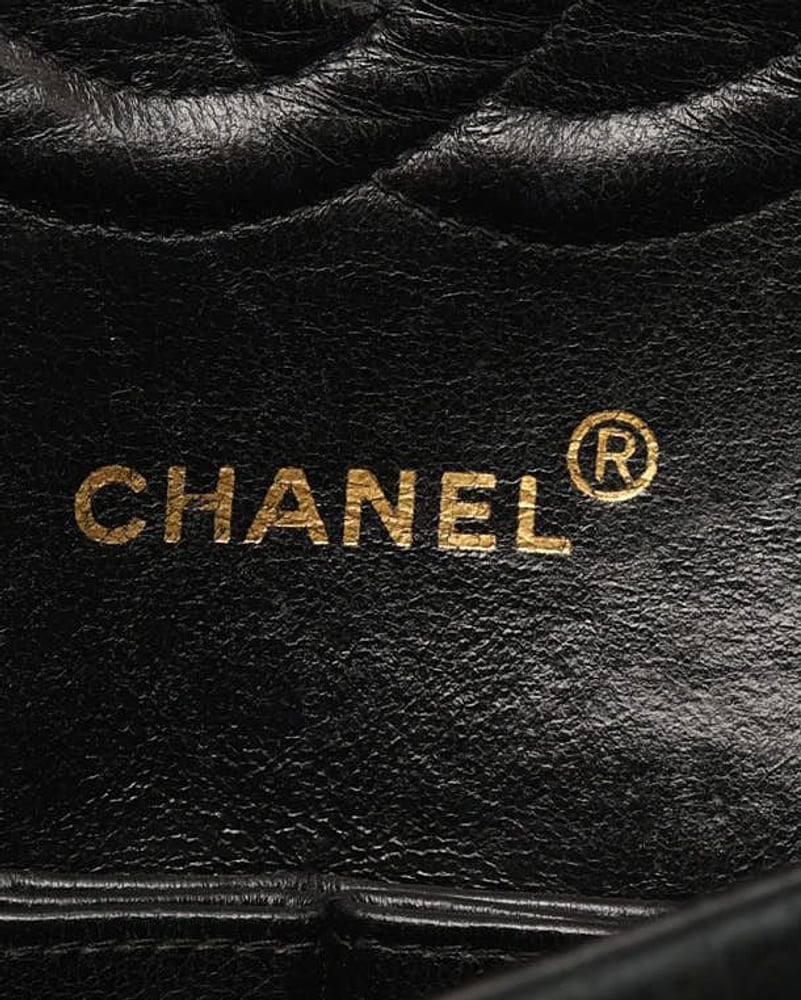 Chanel Classic Medium Suede Double Flap Bag