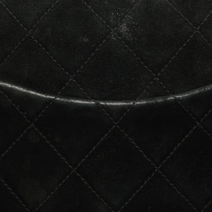 Chanel Classic Medium Suede Double Flap Bag