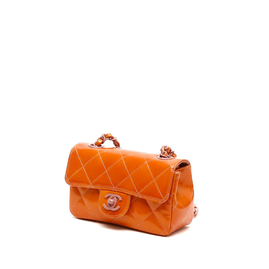 Chanel Classic Mini Patent Single Flap Bag