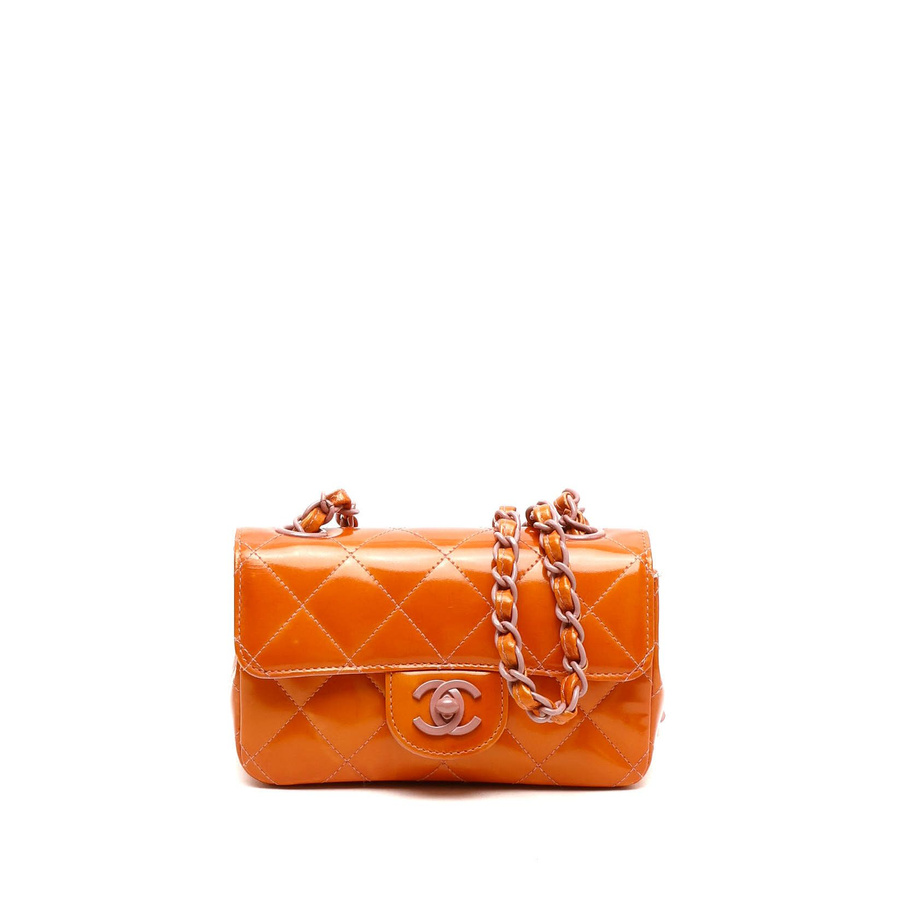 Chanel Classic Mini Patent Single Flap Bag