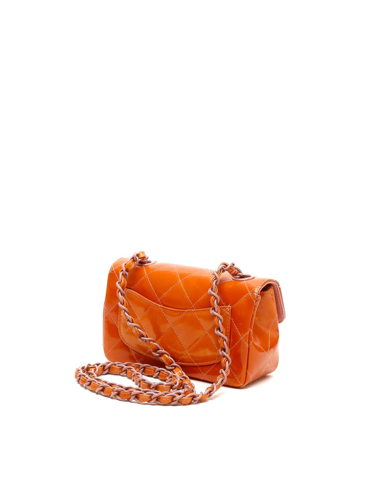 Chanel Classic Mini Patent Single Flap Bag