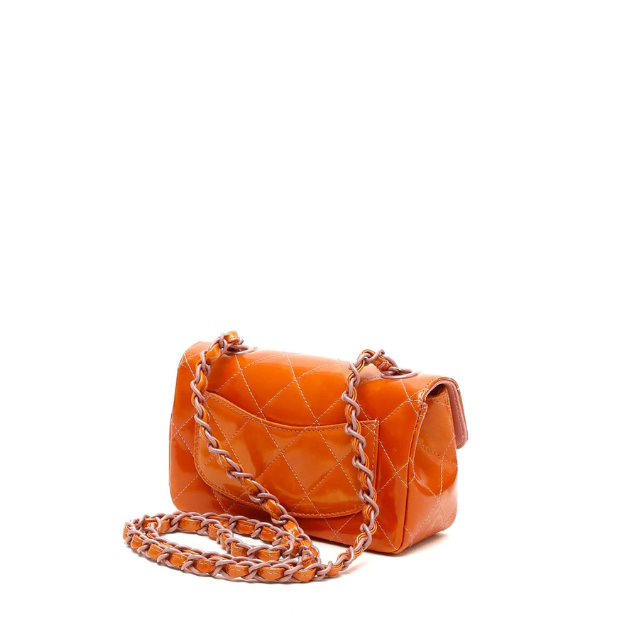 Chanel Classic Mini Patent Single Flap Bag