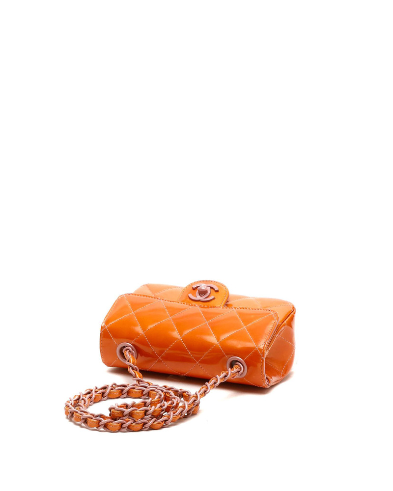 Chanel Classic Mini Patent Single Flap Bag