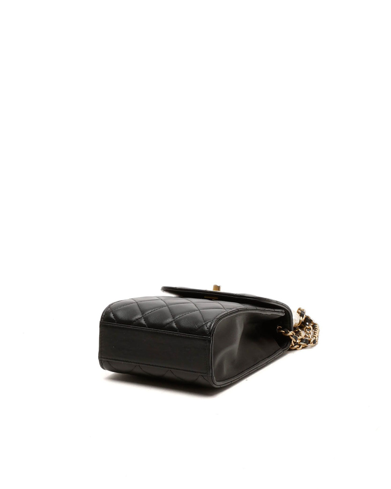 Chanel Pearl Crown Phone Holder