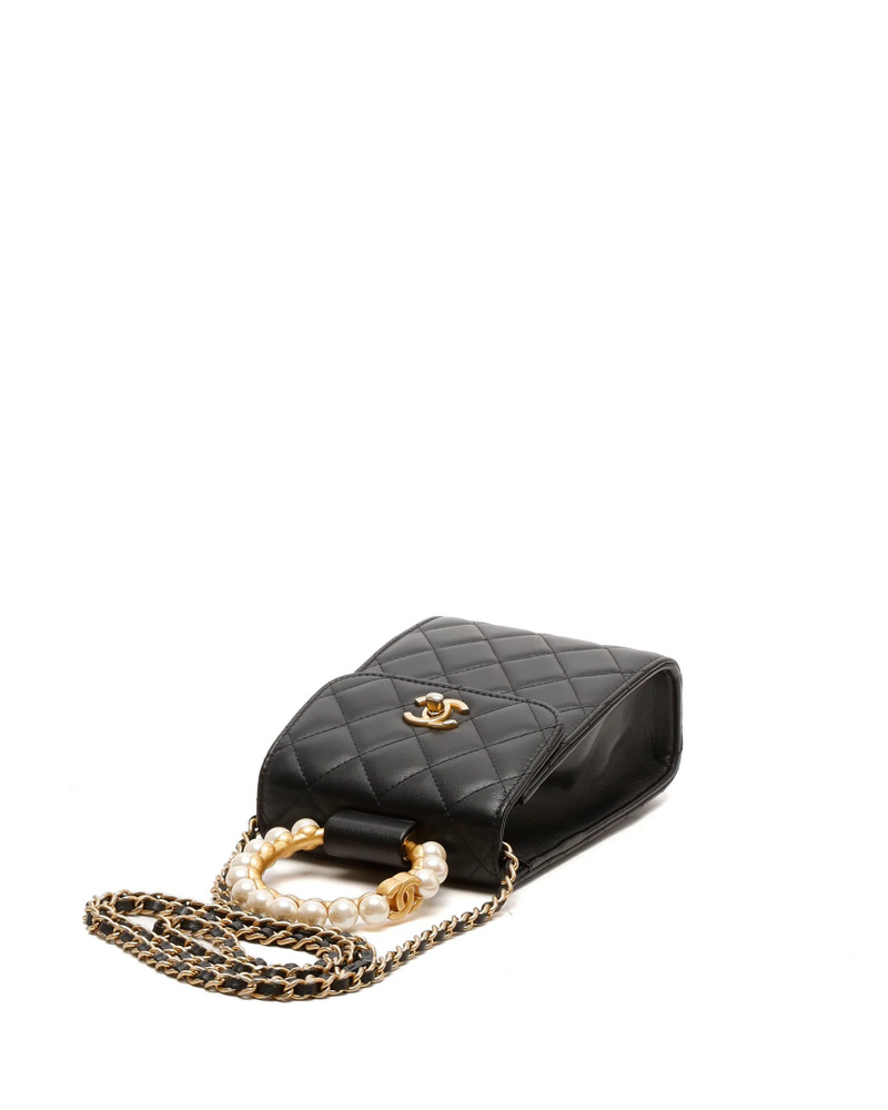Chanel Pearl Crown Phone Holder