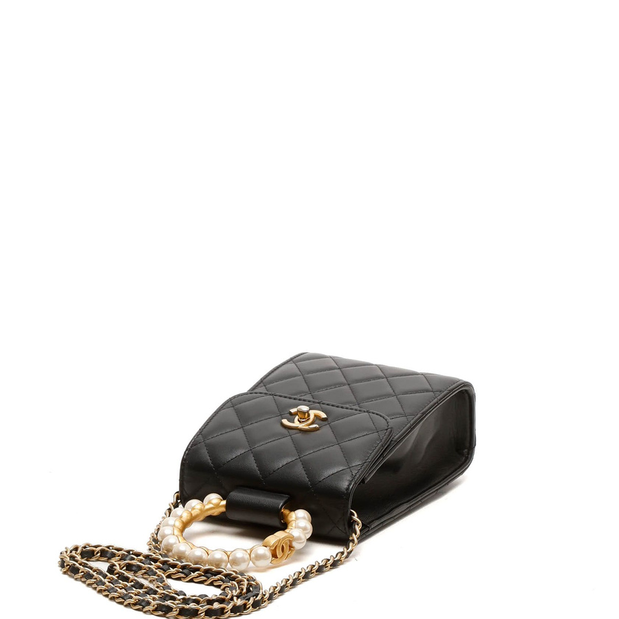 Chanel Pearl Crown Phone Holder