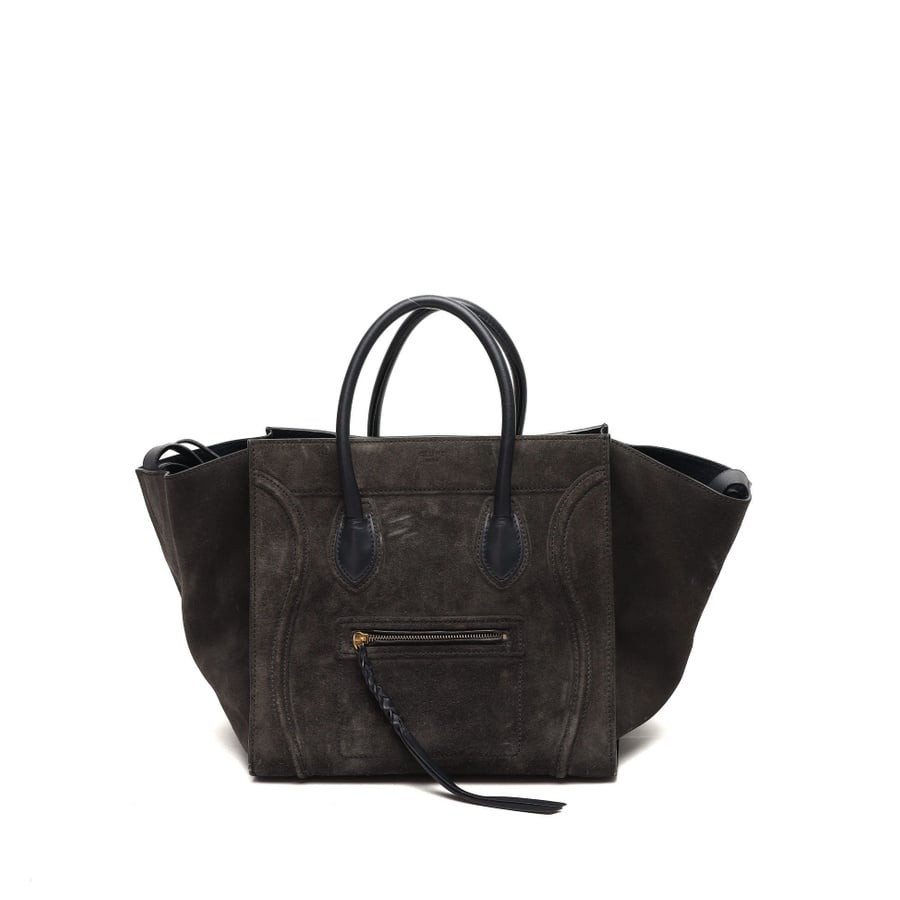 Céline Luggage Phantom Suede Bag